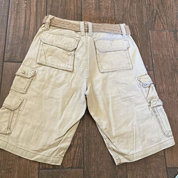 Plugg Co Tan Cargo Shorts with Relaxed Fit Men’s Size 29 New No Tag - Picture 4 of 11